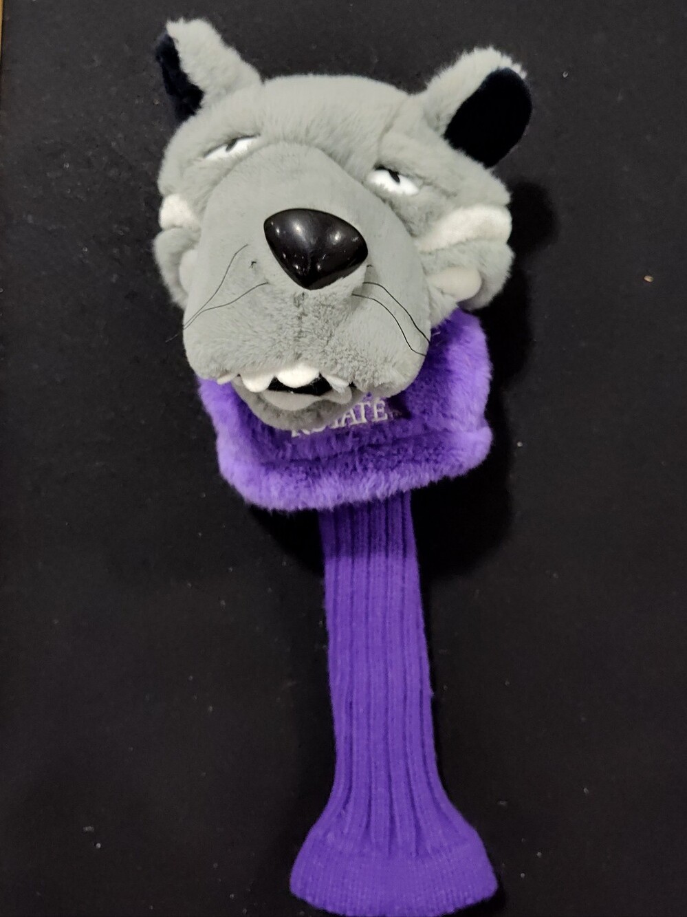 Kansas State Wildcats KState Wildcat Plush Golf Wood Driver Headcover Purple